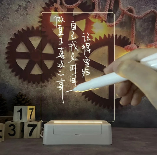 Led Writing Base - Creative Led Night Light