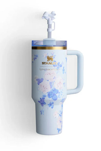 Stanley x LoveShack Fancy Flower Edition Quencher 40oz ( With Gift Box )