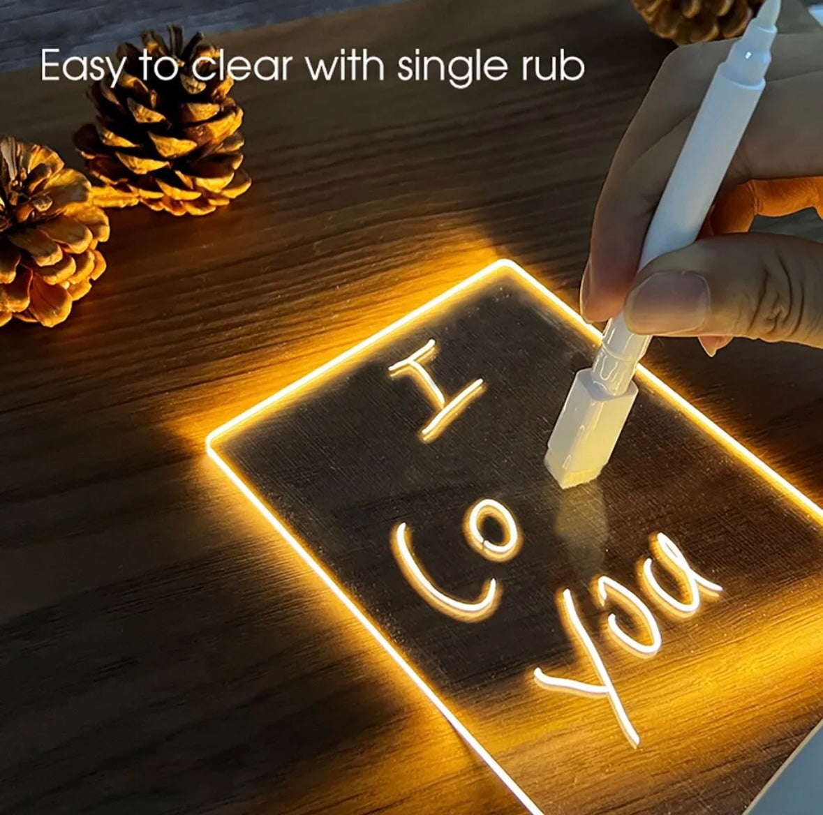 Led Writing Base - Creative Led Night Light