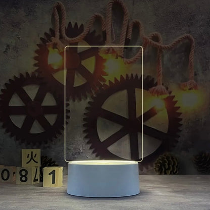 Led Writing Base - Creative Led Night Light